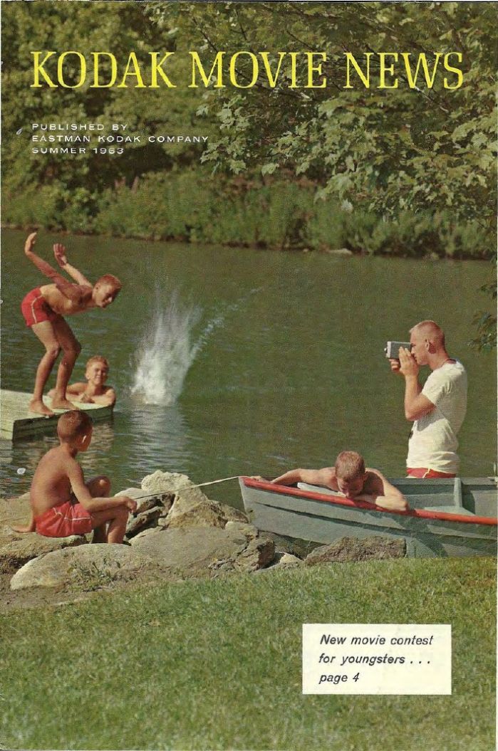 KODAK MOVIE NEWS magazine side cover  Vol 11 No  2 Summer 1963