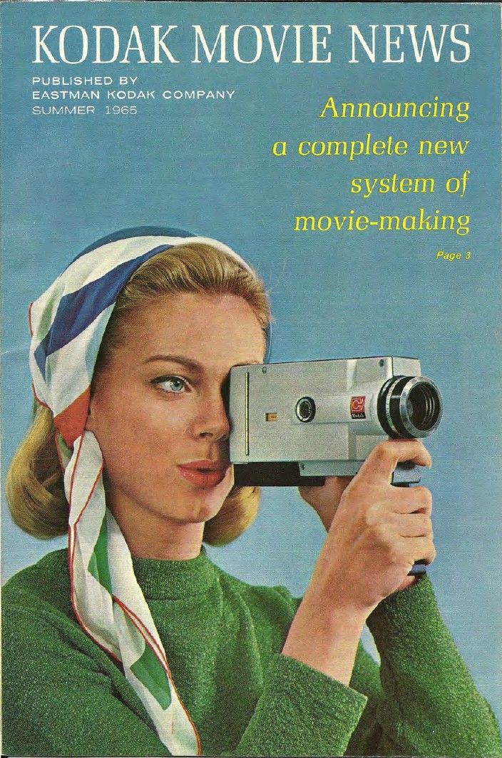 KODAK MOVIE NEWS magazine side cover  Vol 13 No  2 Summer 1965