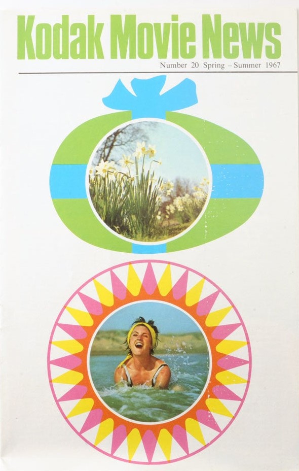 KODAK MOVIE NEWS magazine side cover Summer 1967