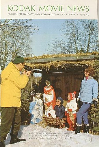 KODAK MOVIE NEWS magazine side cover  Vol 15 No  3 Winter 1968