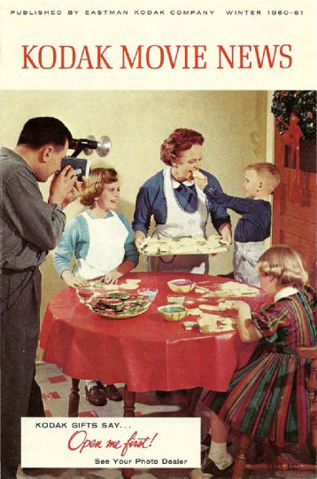KODAK MOVIE NEWS magazine side cover Winter 1960