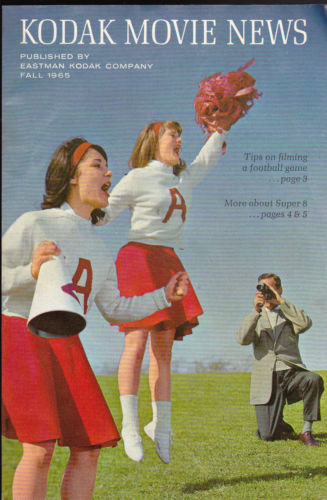 KODAK MOVIE NEWS magazine side cover Fall 1965