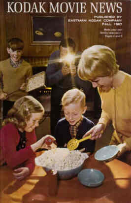 KODAK MOVIE NEWS magazine side cover Fall 1967