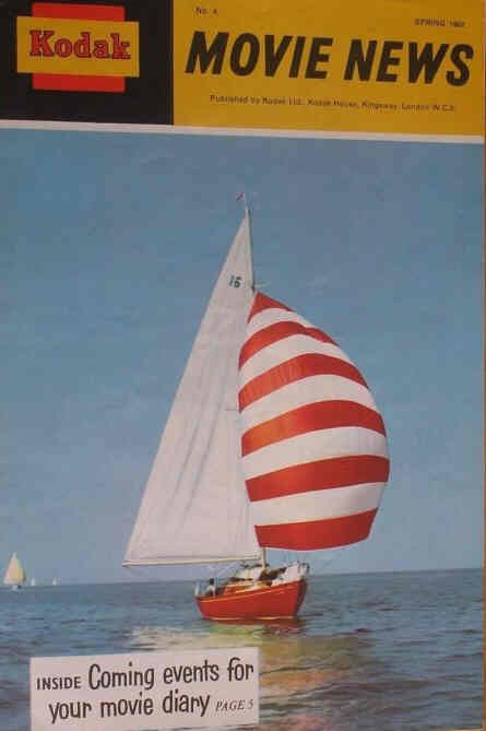 KODAK MOVIE NEWS (UK) magazine side cover Issue 4 Spring 1962
