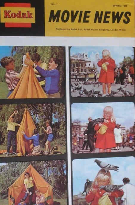 KODAK MOVIE NEWS (UK) magazine side cover Issue 7 Spring 1963