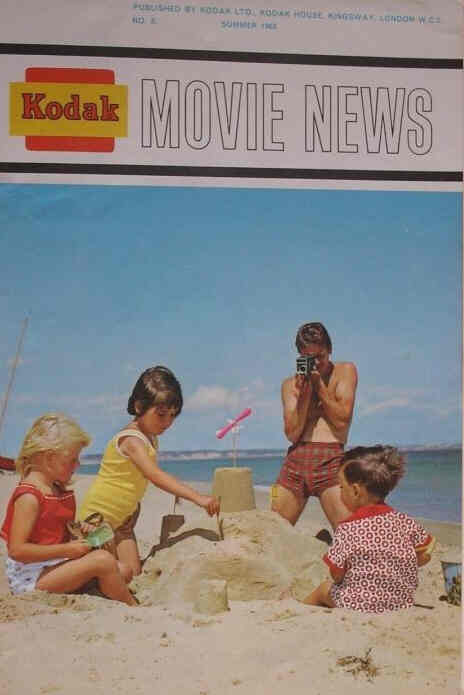 KODAK MOVIE NEWS (UK) magazine side cover Issue 8 Summer 1963