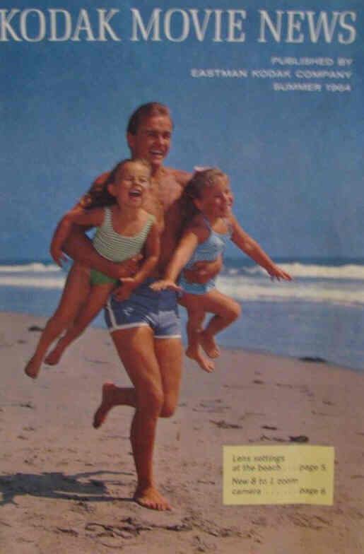 KODAK MOVIE NEWS magazine side cover Summer 1964