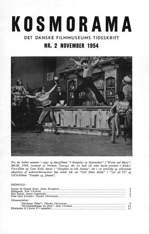 KOSMORAMA magazine side cover Issue 2  November 1954