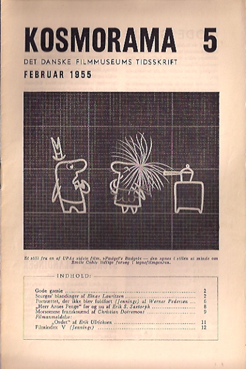KOSMORAMA magazine side cover Issue 5  February 1955