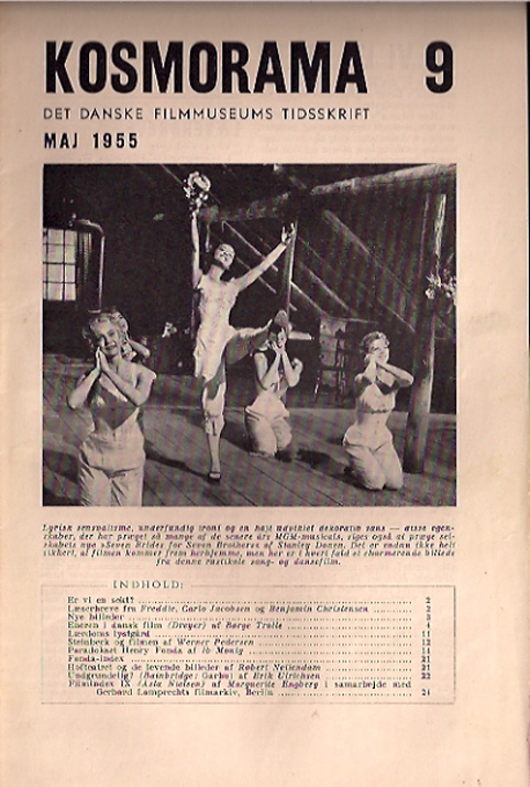 KOSMORAMA magazine side cover Issue 9  May 1955