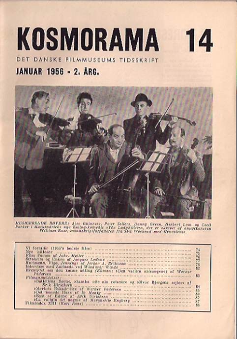 KOSMORAMA magazine side cover Issue 14  January 1958