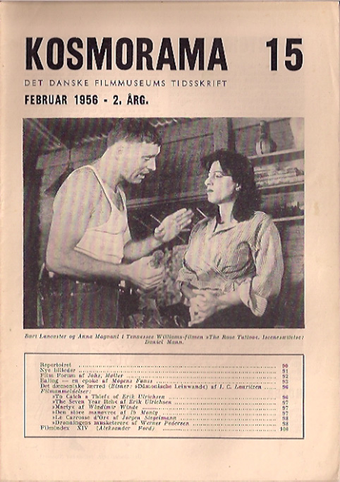 KOSMORAMA magazine side cover Issue 15  February 1958