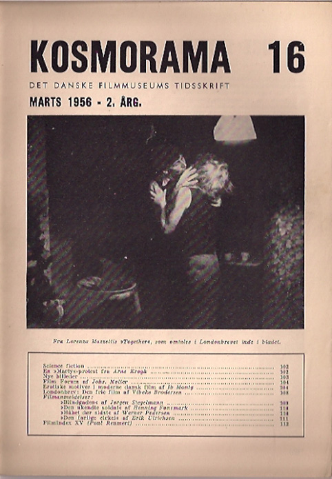KOSMORAMA magazine side cover Issue 16  March 1958