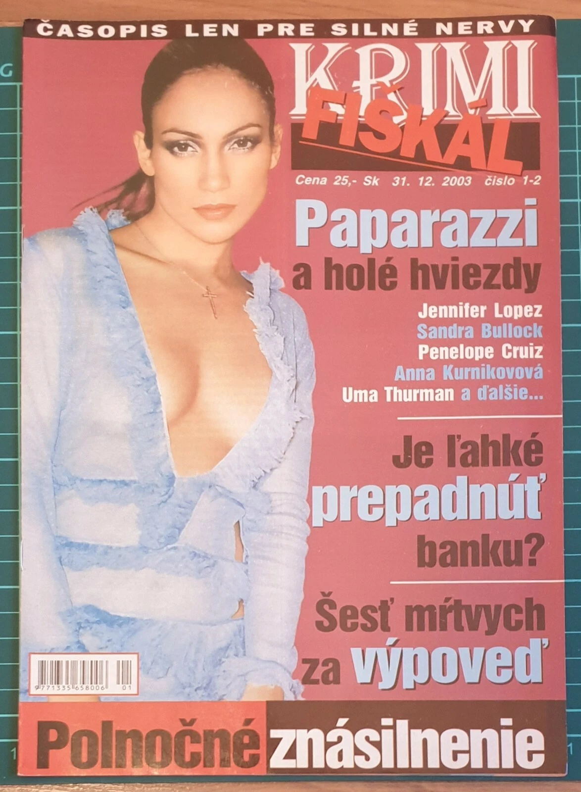 KRIMI FISKAL magazine side cover 31 December 2003