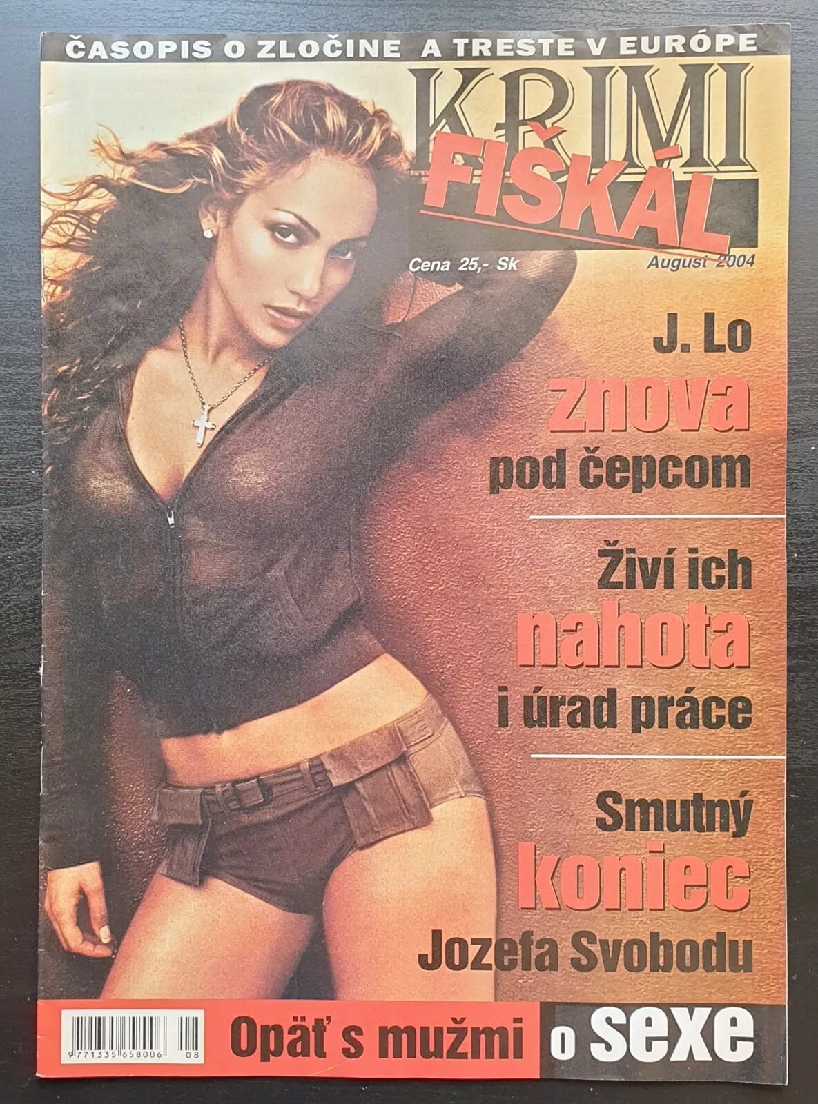 KRIMI FISKAL magazine side cover  August 2004