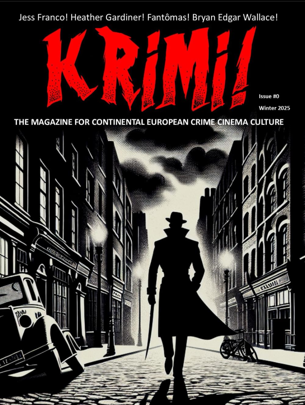 KRIMI magazine side cover  December 2024