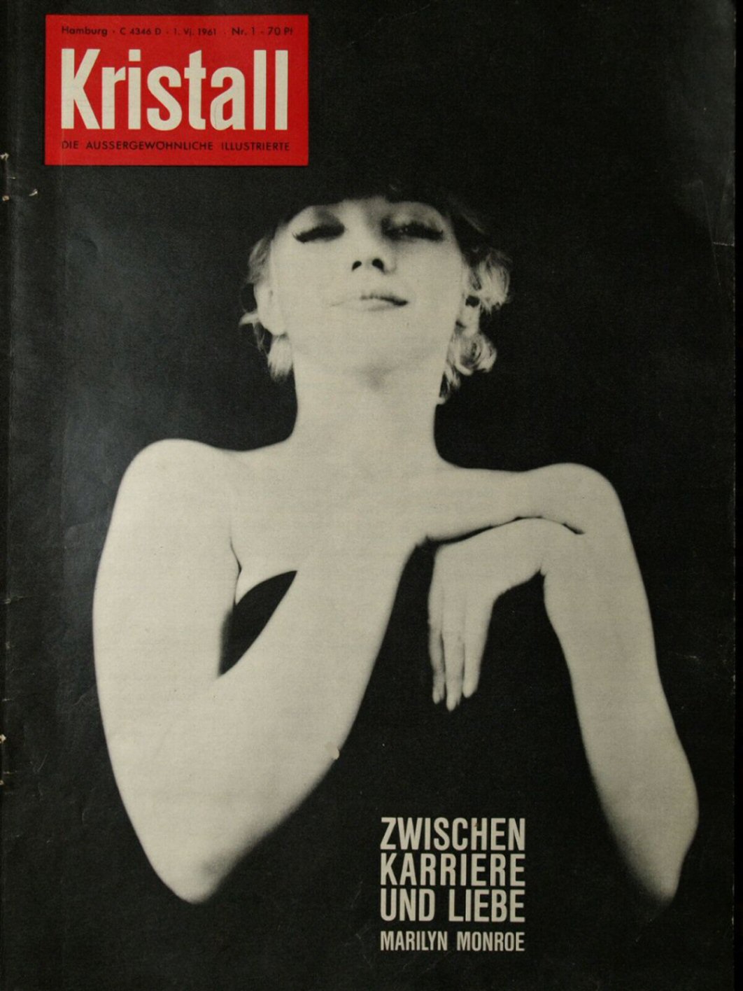 KRISTALL magazine side cover Issue 1   1961