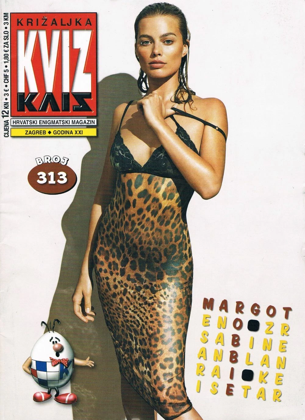 KRIZALJKA KVIZ magazine side cover Issue 313   2013