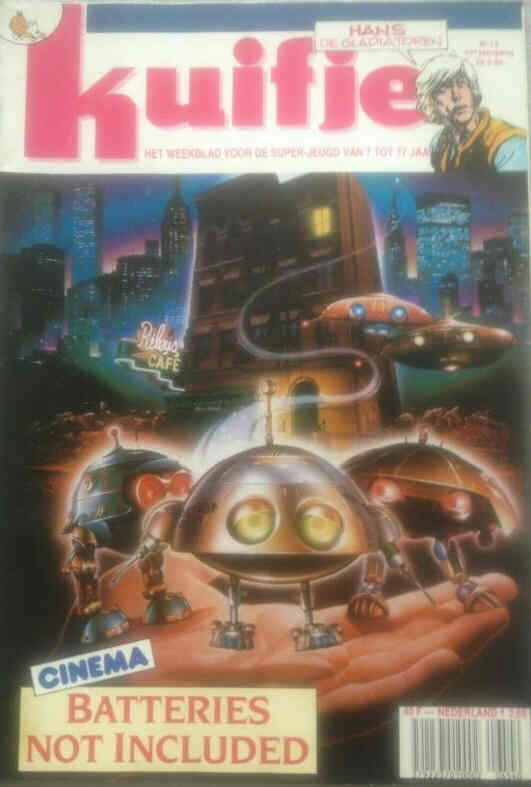 KUIFJE magazine side cover Issue 13 22 March 1988
