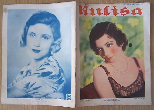 KULISA magazine side cover Issue 24 20 August 1931