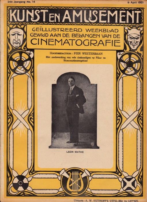 KUNST EN AMUSEMENT magazine side cover Issue 14 8 April 1921