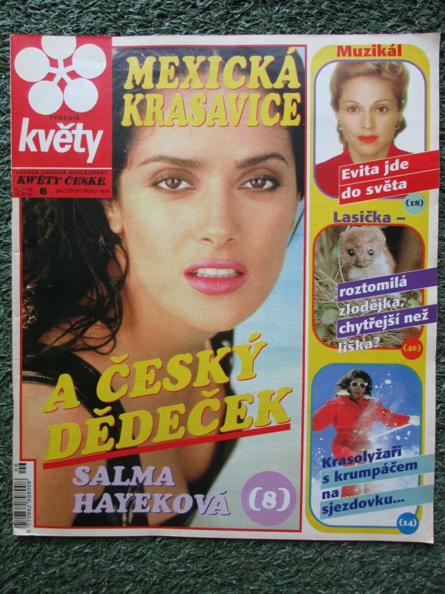 KVETY magazine side cover Issue 6   1997