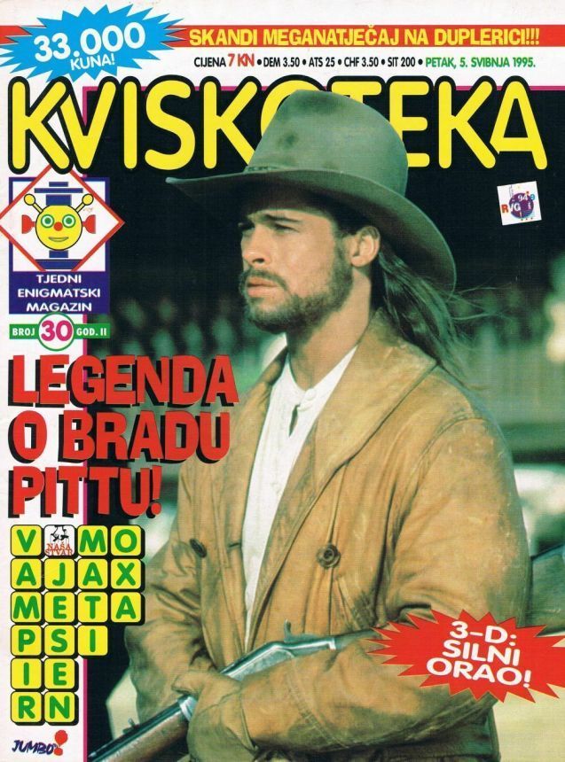 KVISKOTEKA magazine side cover Issue 30 5 May 1995