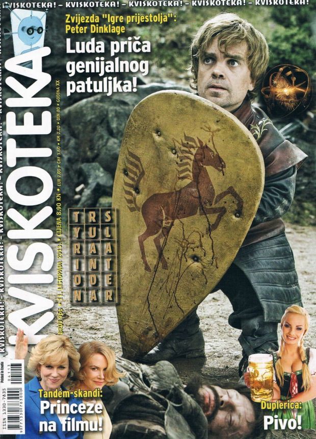 KVISKOTEKA magazine side cover Issue 966 11 October 2013
