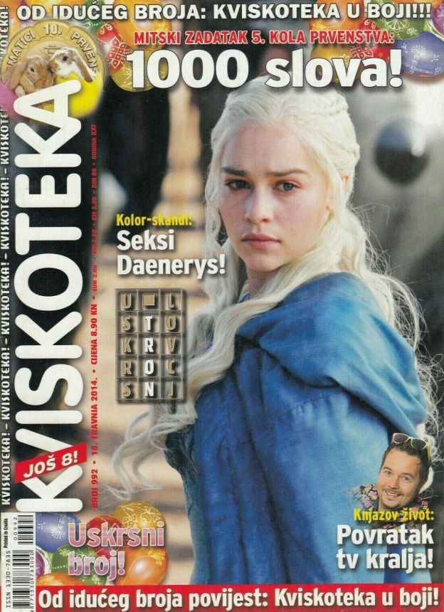 KVISKOTEKA magazine side cover Issue 992 18 April 2014