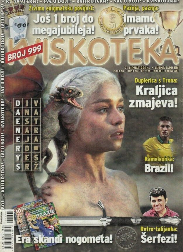 KVISKOTEKA magazine side cover Issue 999 7 June 2014