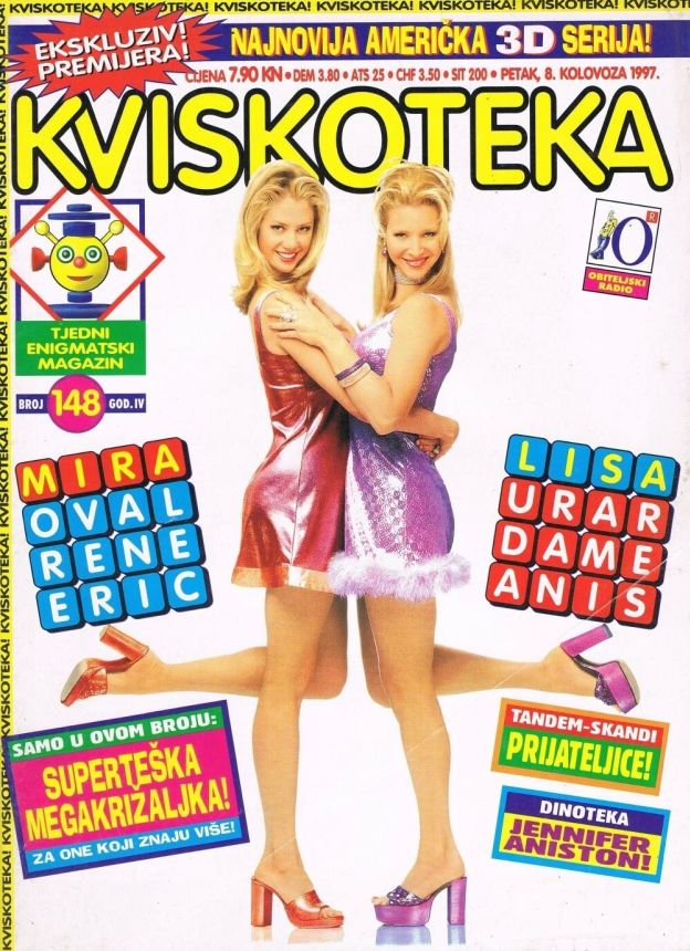 KVISKOTEKA magazine side cover Issue 148 8 August 1997