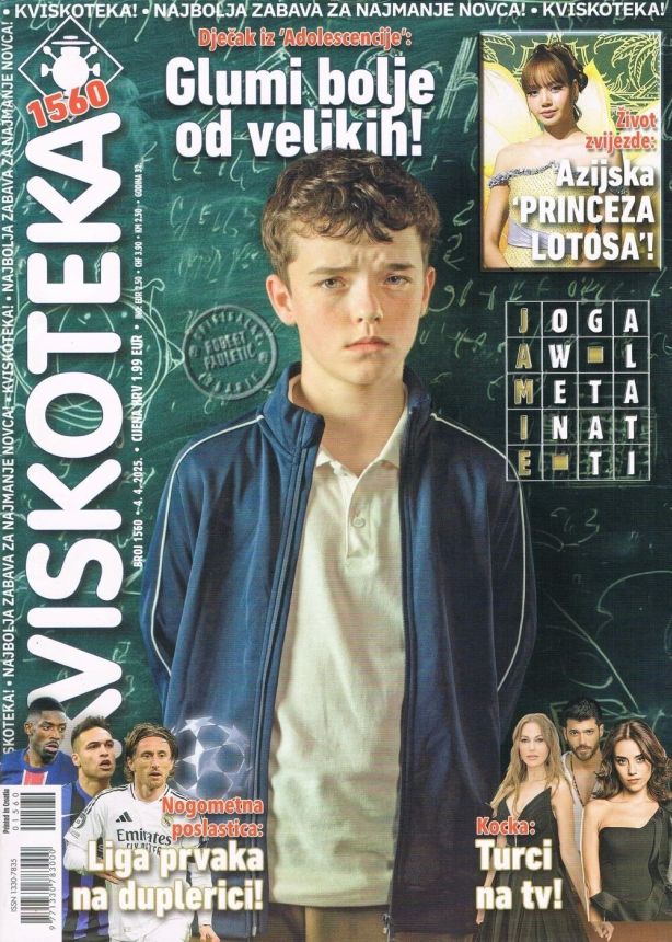 KVISKOTEKA magazine side cover Issue 1560 4 April 2025