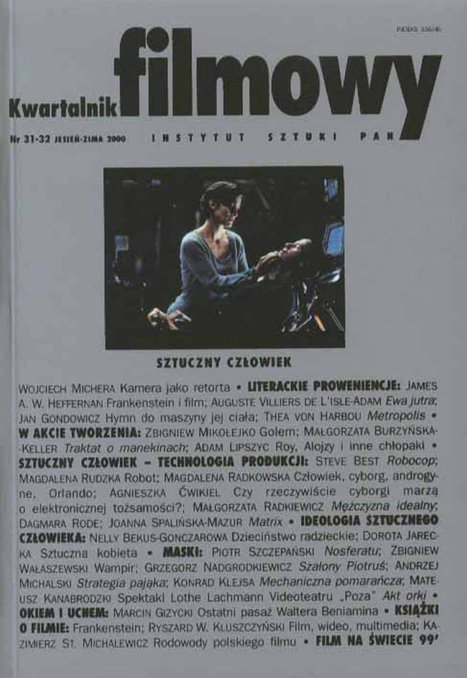 KWARTALNIK FILMOWY magazine side cover Issue 31/32 Winter 2000