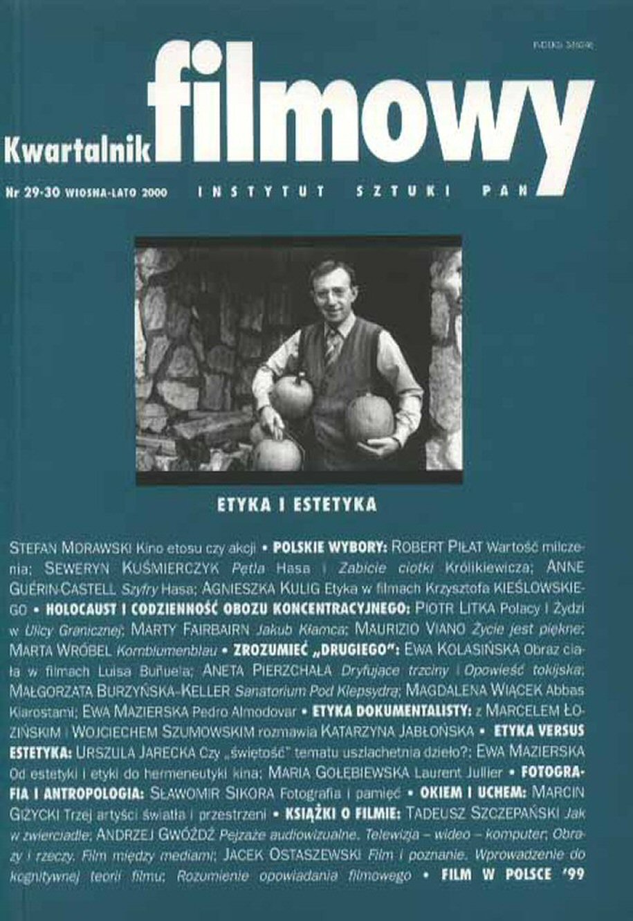 KWARTALNIK FILMOWY magazine side cover Issue 29-30 Spring 2000