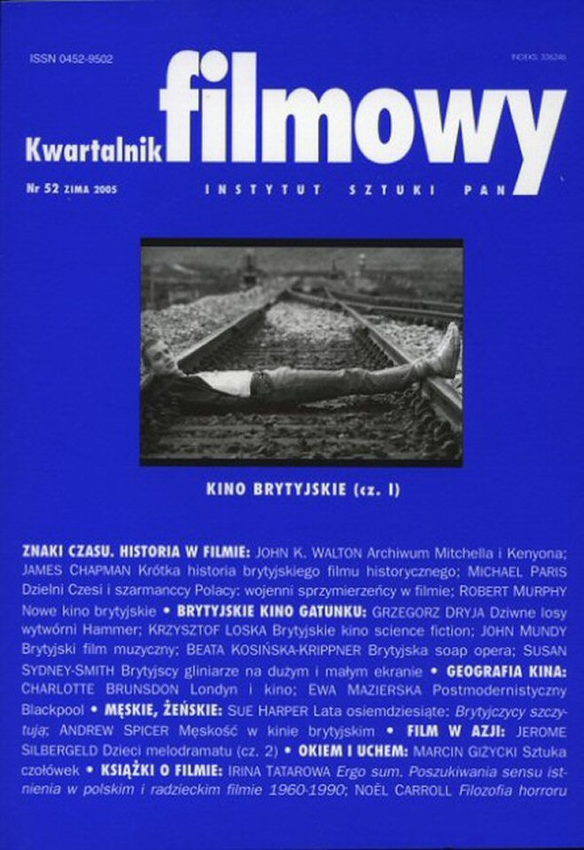 KWARTALNIK FILMOWY magazine side cover Issue 52 Winter 2005