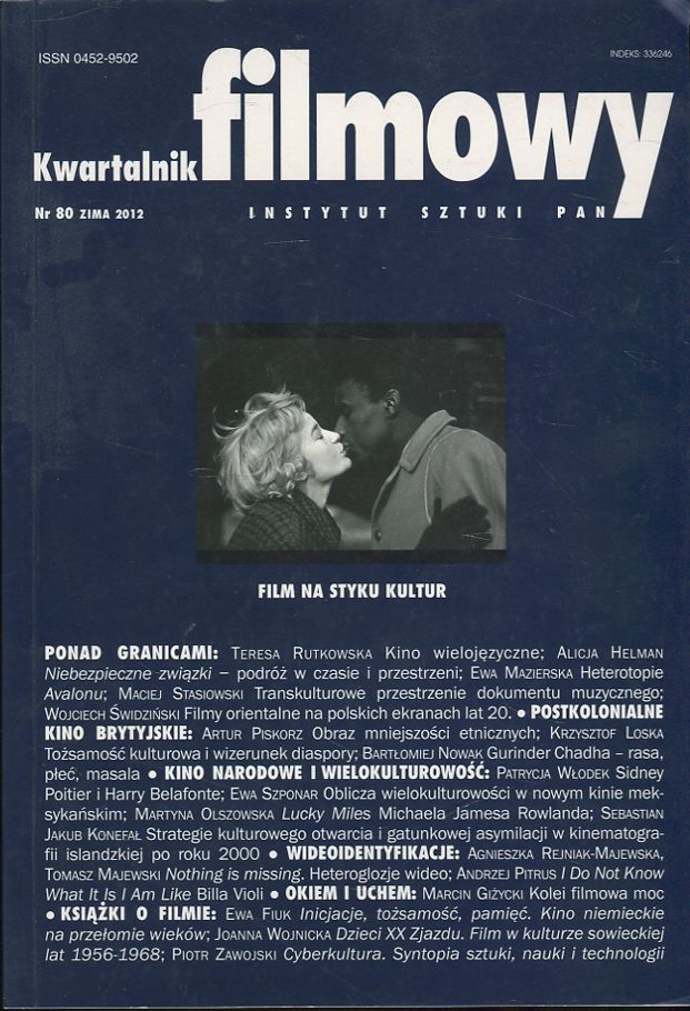 KWARTALNIK FILMOWY magazine side cover Issue 80 Winter 2012