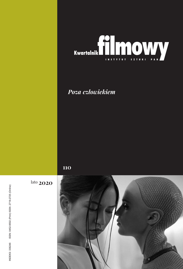 KWARTALNIK FILMOWY magazine side cover Issue 110 Summer 2020