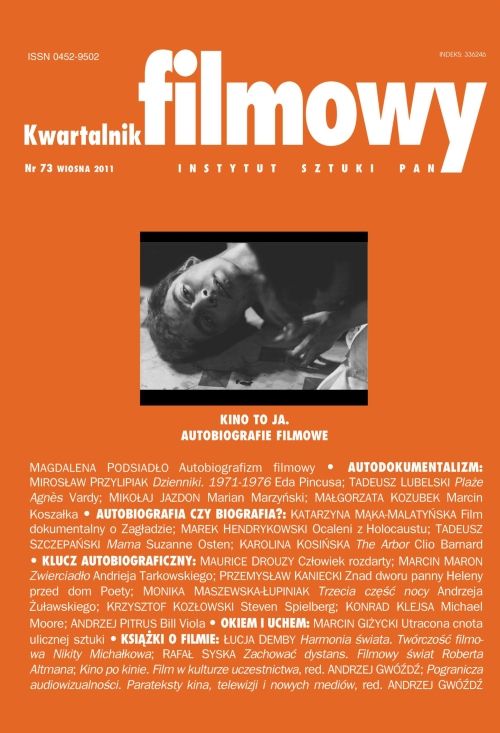 KWARTALNIK FILMOWY magazine side cover Issue 73 Spring 2011