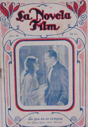LA NOVELA FILM magazine side cover Issue 81  