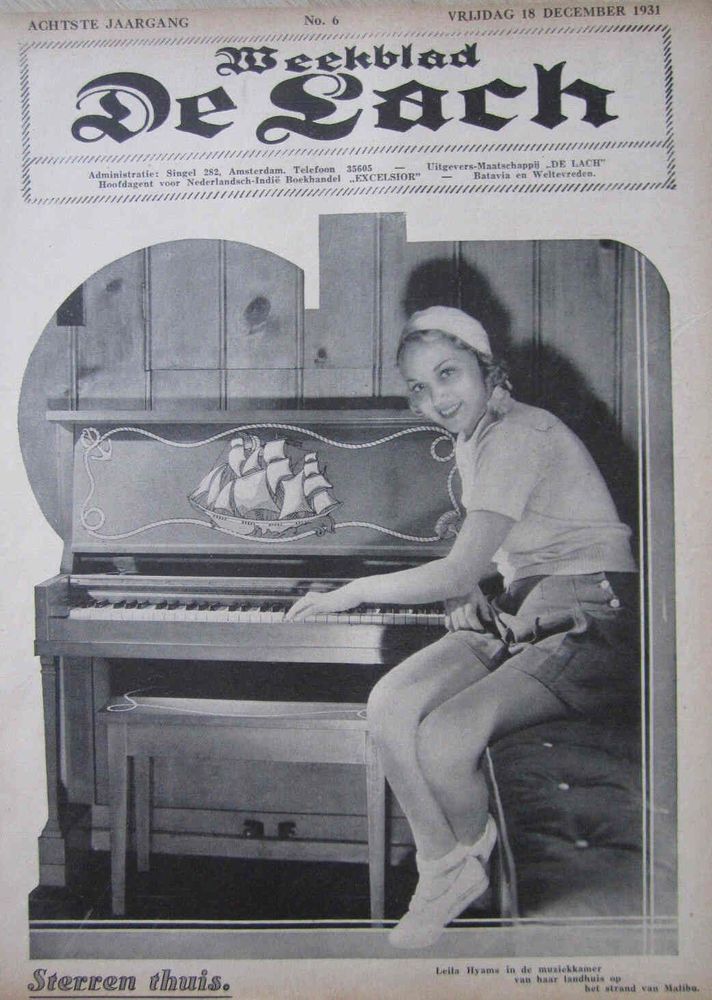 LACH | DE magazine side cover Issue 6 18 December 1931