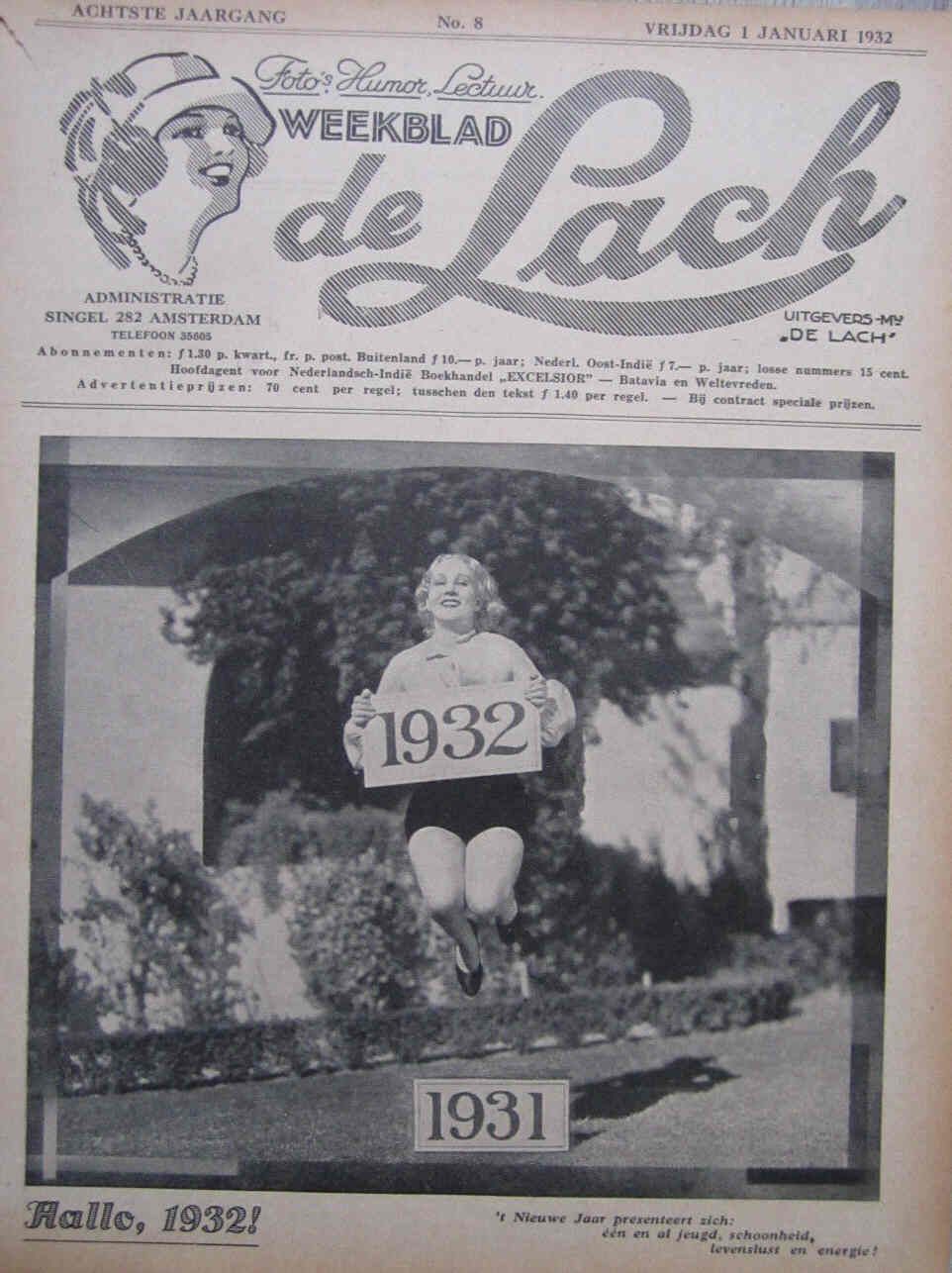LACH | DE magazine side cover Issue 8 1 January 1932