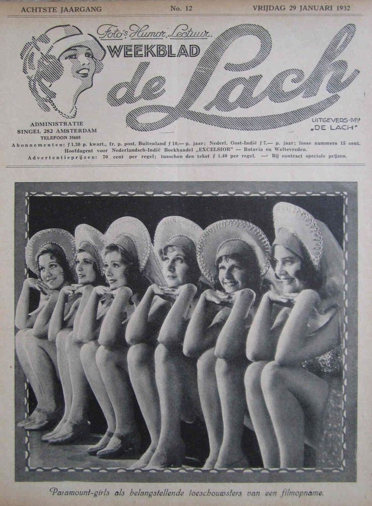 LACH | DE magazine side cover Issue 12 29 January 1932