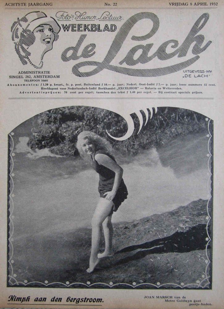 LACH | DE magazine side cover Issue 22 8 April 1932