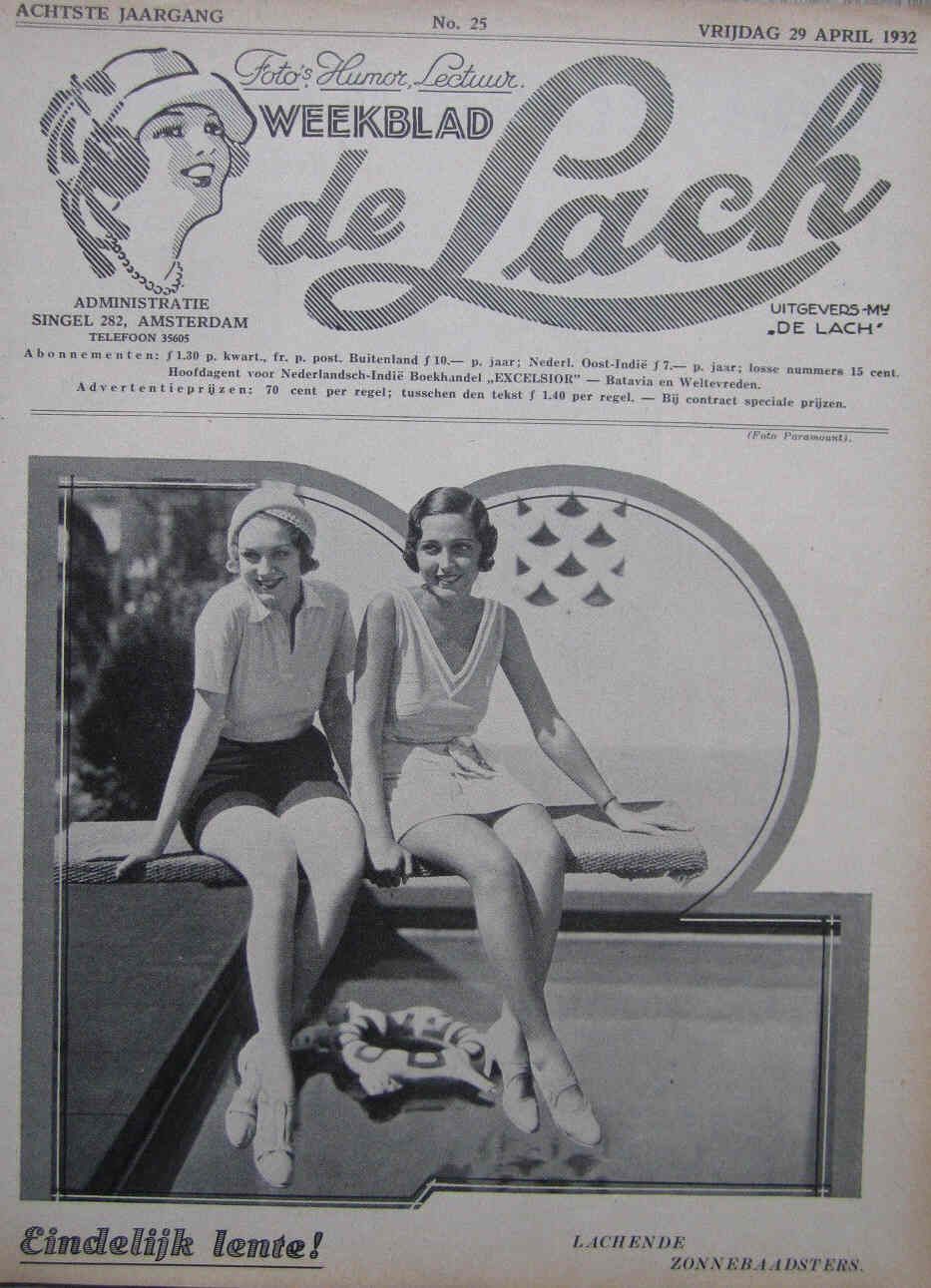 LACH | DE magazine side cover Issue 25 29 April 1932