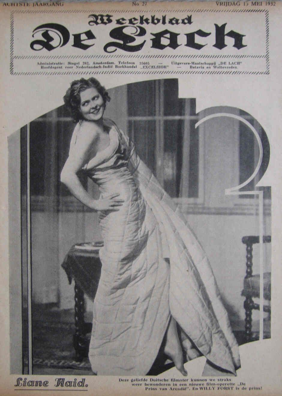 LACH | DE magazine side cover Issue 27 13 May 1932