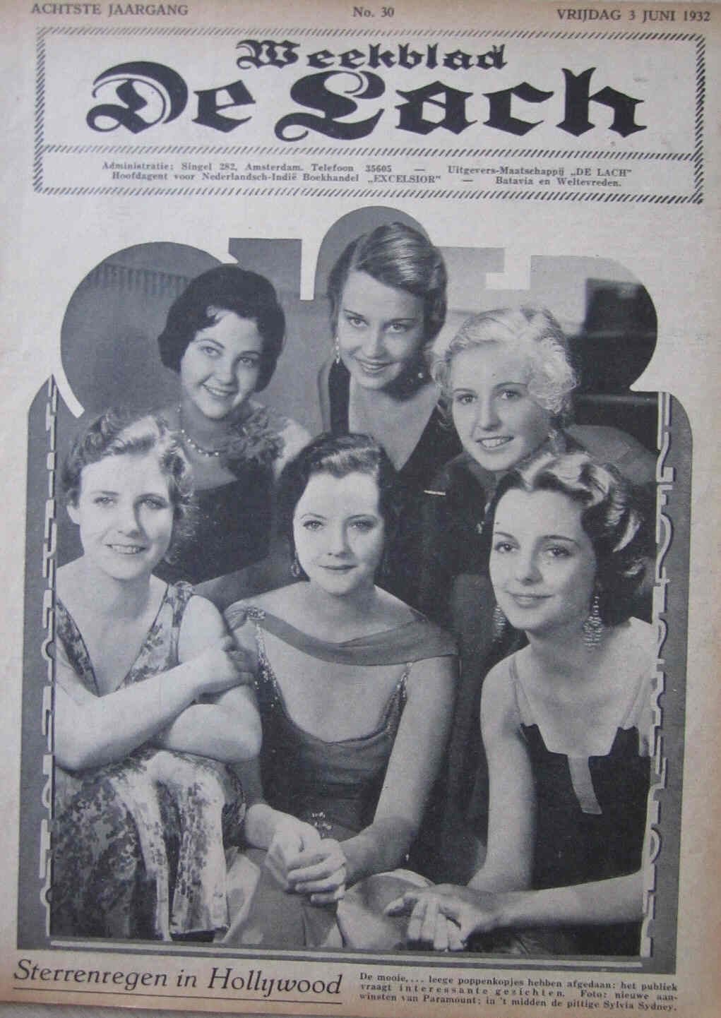 LACH | DE magazine side cover Issue 30 3 June 1932