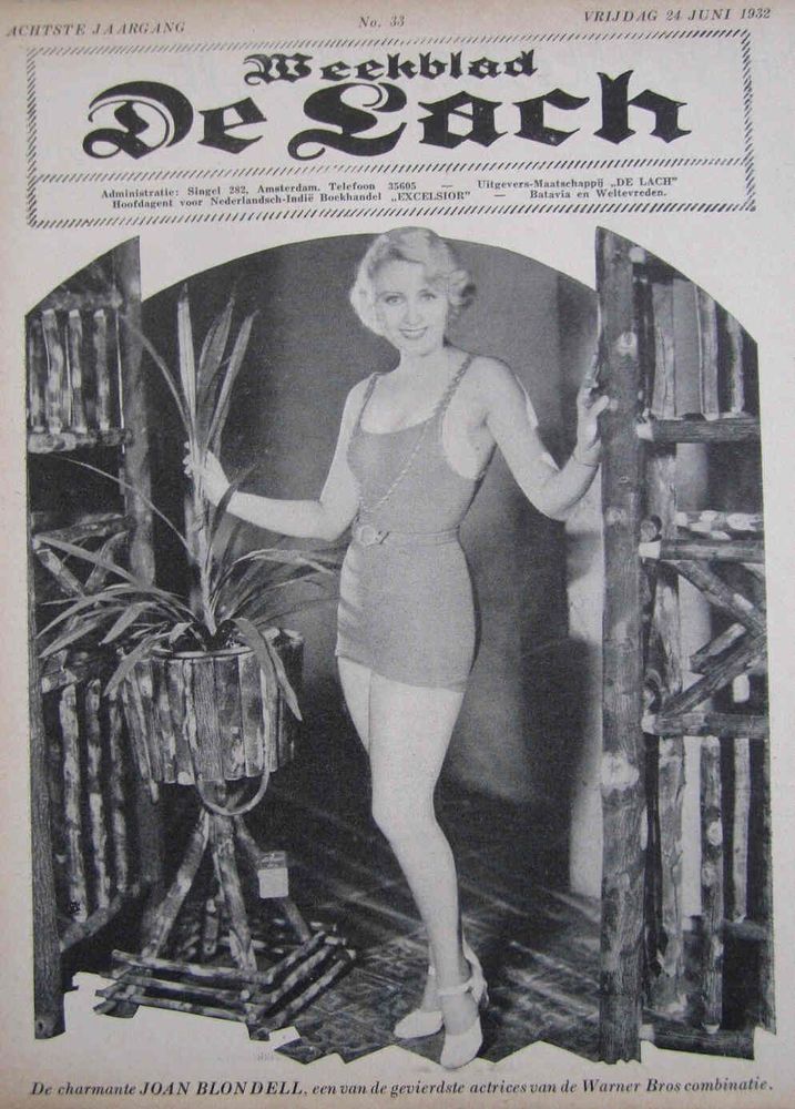 LACH | DE magazine side cover Issue 33 24 June 1932