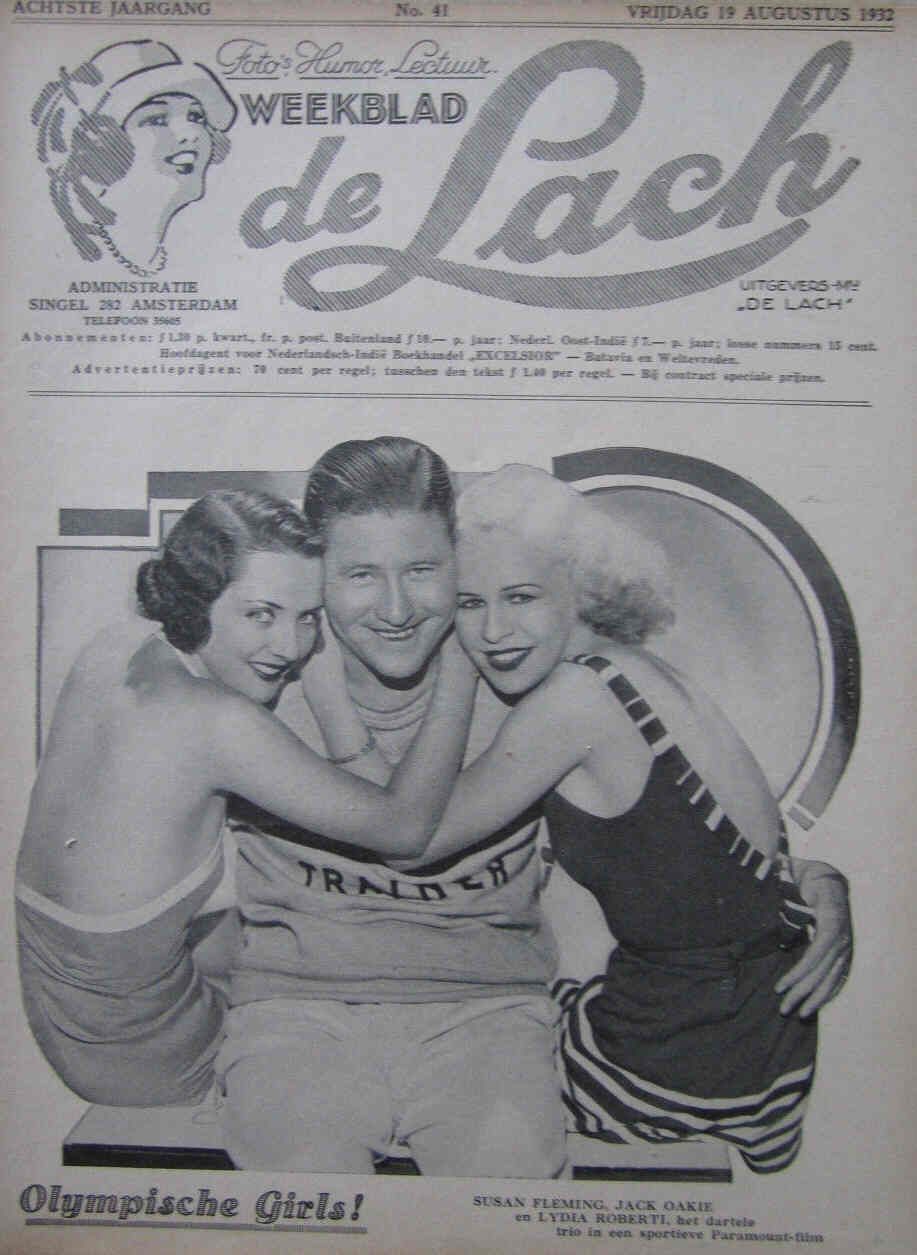 LACH | DE magazine side cover Issue 41 19 August 1932