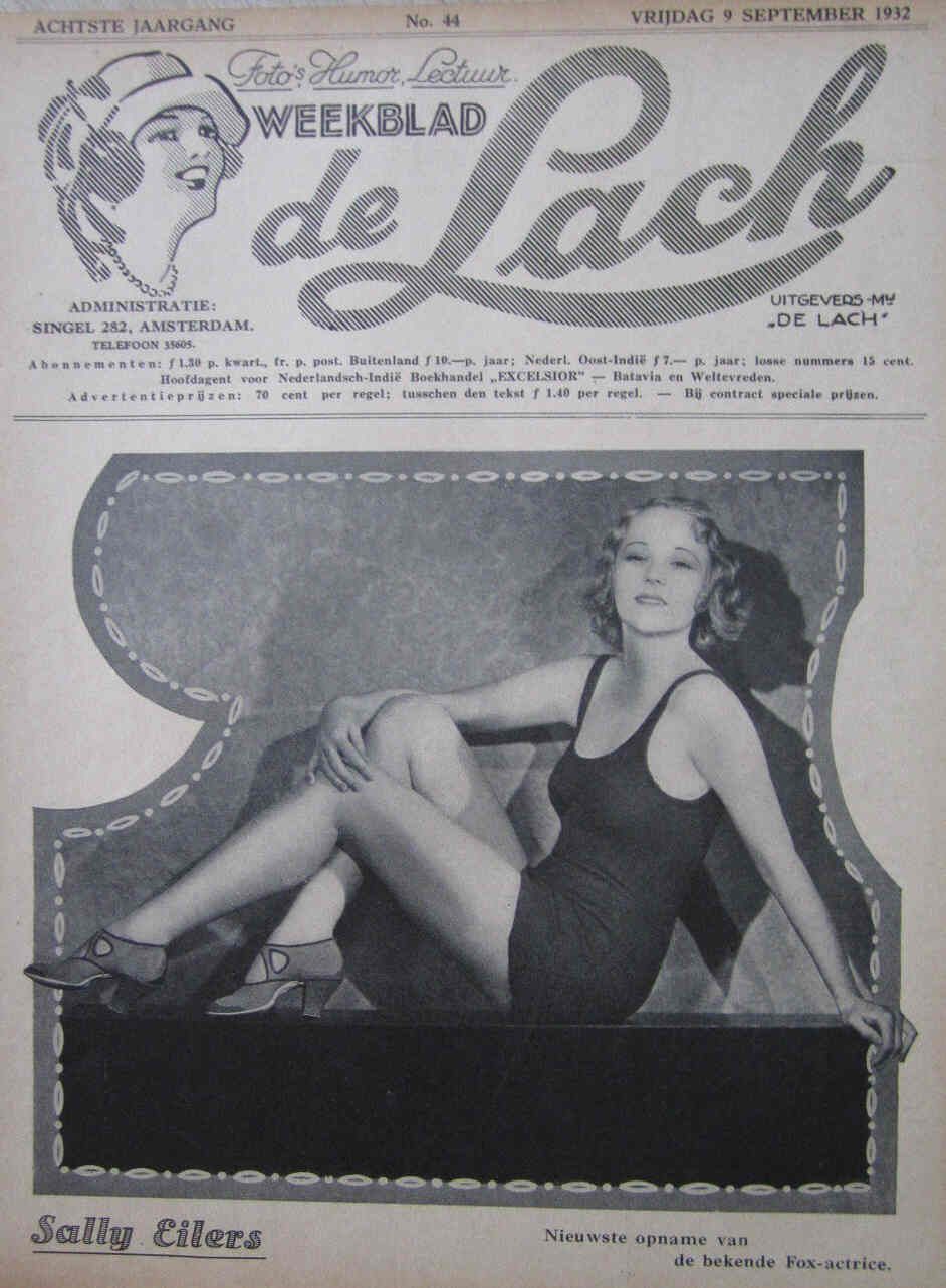 LACH | DE magazine side cover Issue 44 9 September 1932