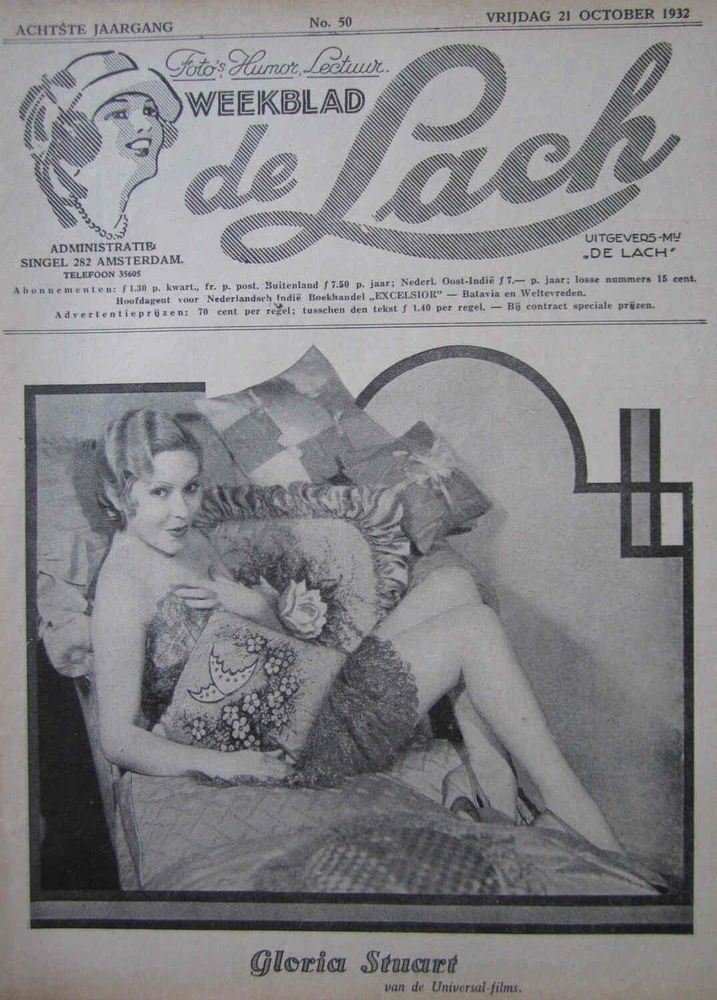 LACH | DE magazine side cover Issue 50 21 October 1932